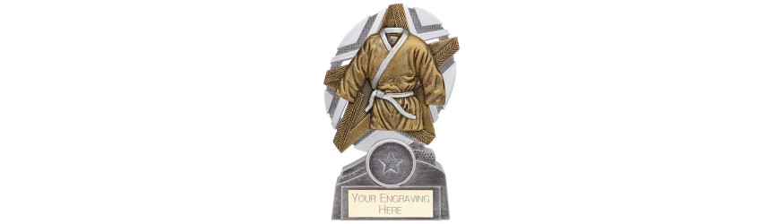 THE STARS MARTIAL ARTS TROPHY - 3 SIZES - 13CM - 17CM